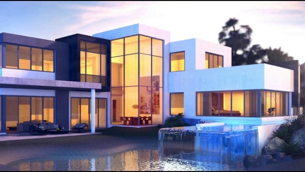 Diseño de casas modernas con piscina